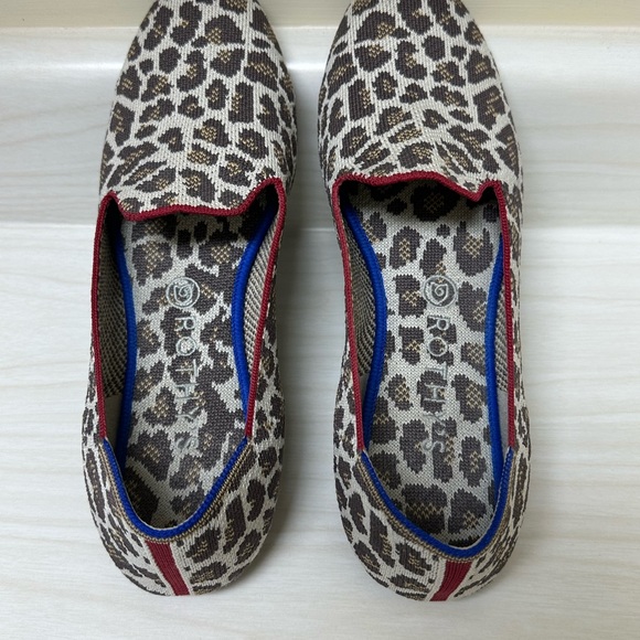 Rothy’s The Loafer in Mocha Spot Leopard - size 10.5 - Picture 2 of 5